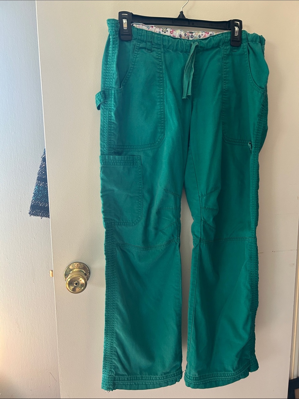 KoiTeal scrub Pants - Comfortable Drawstring Waist